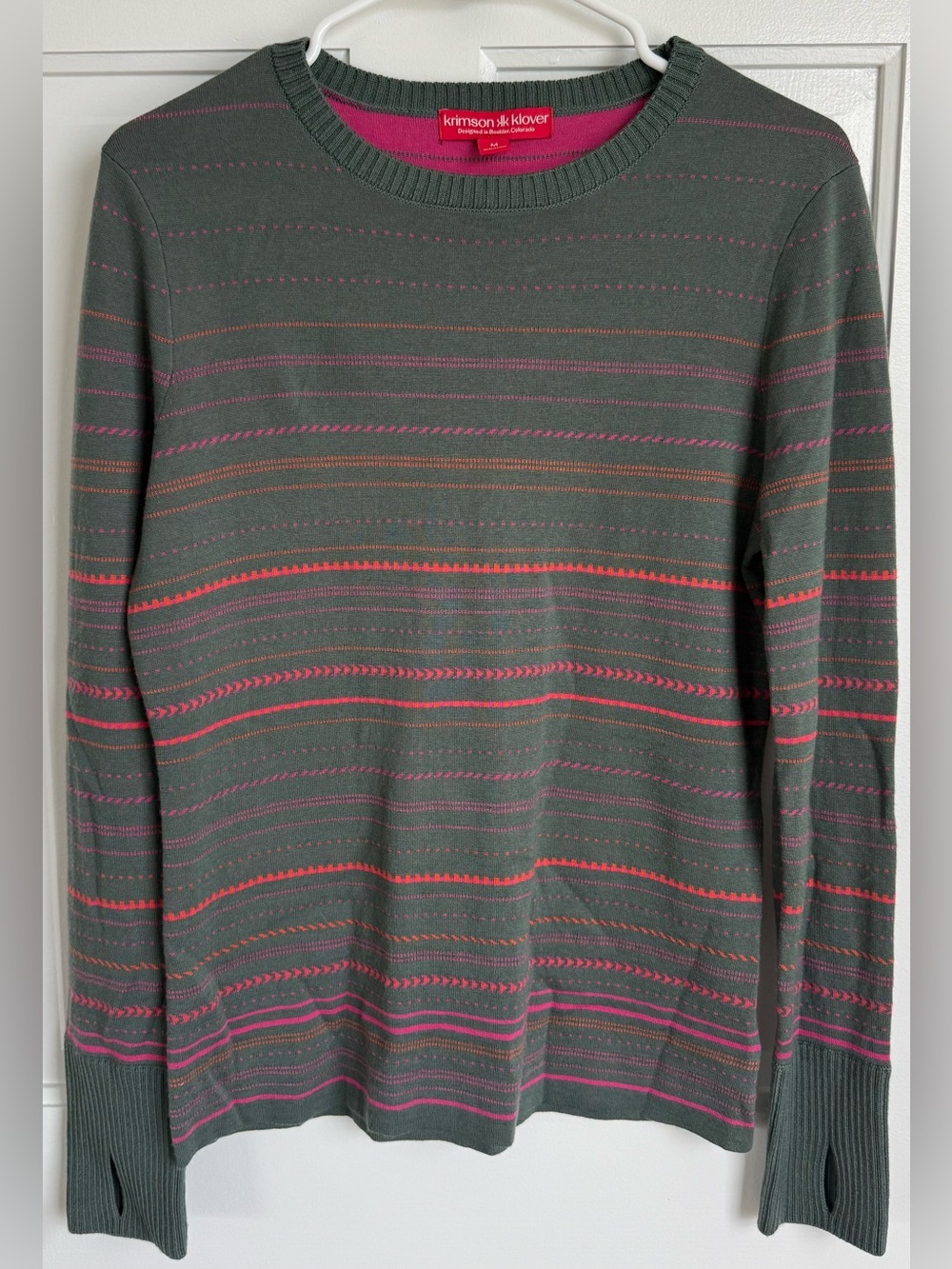 Krimson Klover Basecamp Crew Neck‎ Merino Wool Sweater Medium